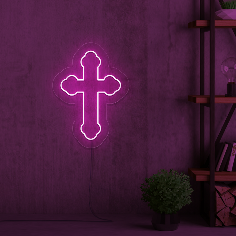 Cross Neon Sign