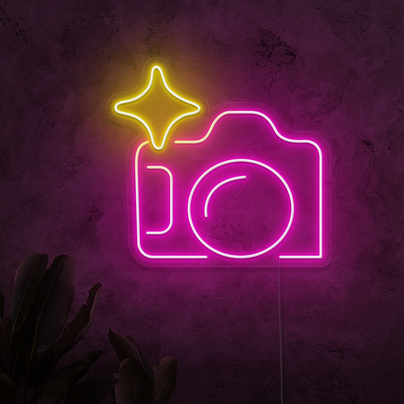 Camera Neon Sign