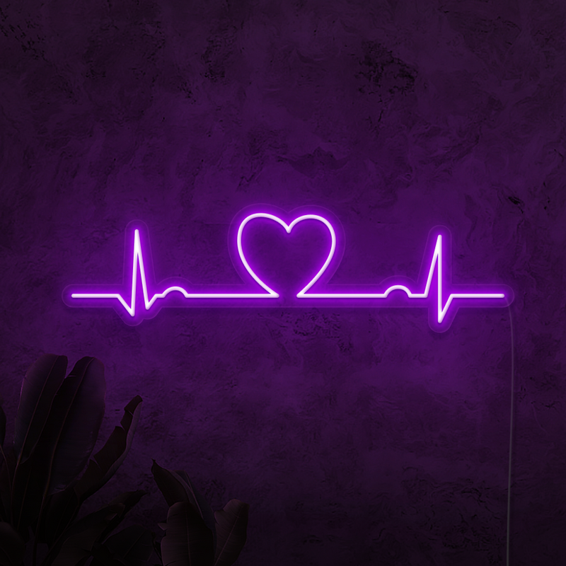 Heart Beat Neon Sign