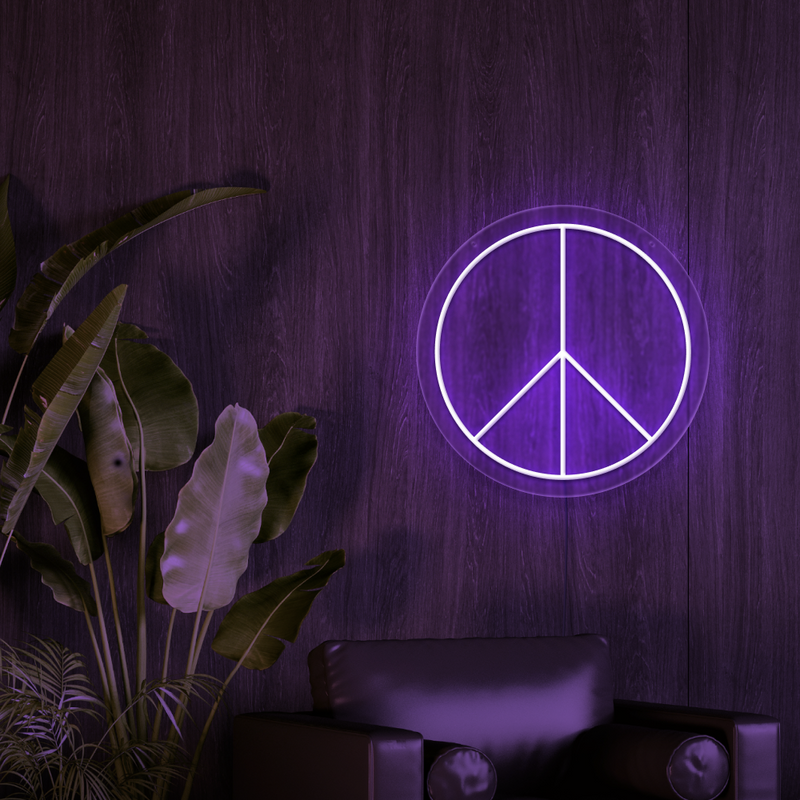 Peace Neon Sign