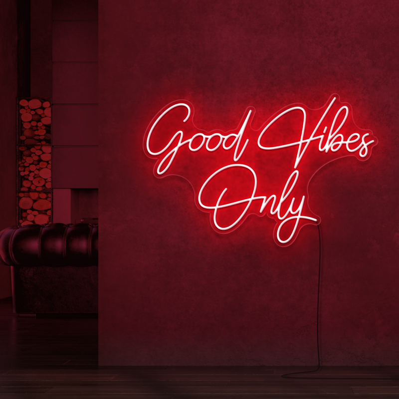 Good Vibes Only Neon Sign