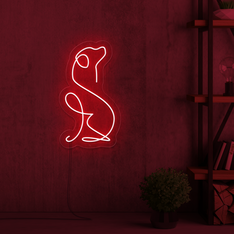 Dog Neon Sign