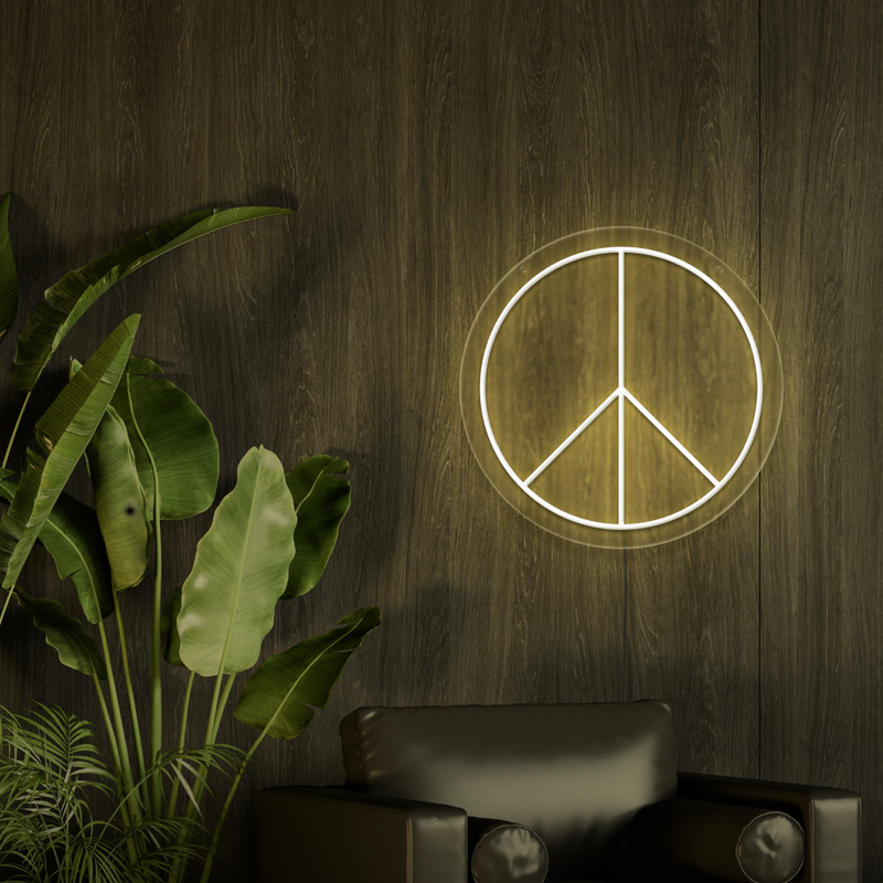 Peace Neon Sign