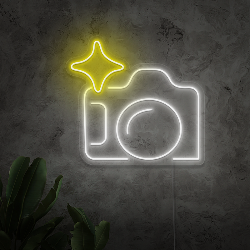 Camera Neon Sign